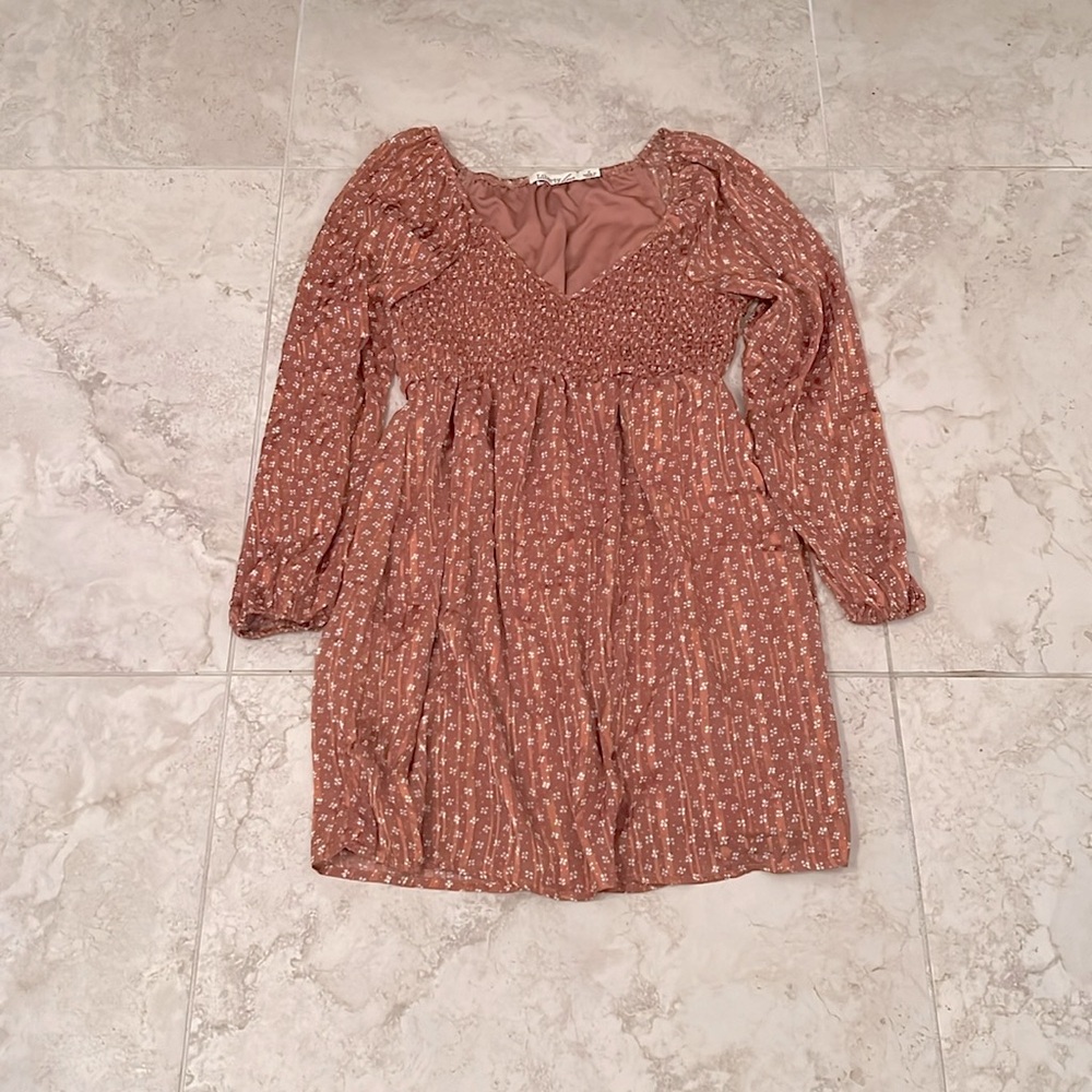 Liberty Love Rust Floral Dress